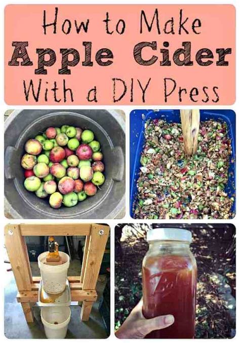 How To Make Apple Cider With A Diy Press