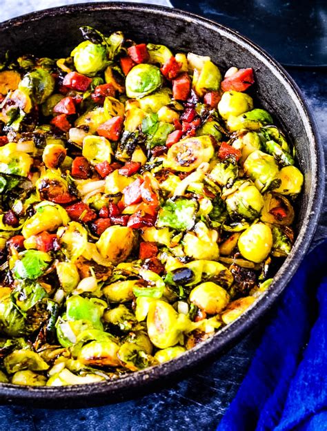 An Easy Recipe For Brussels Sprouts With Chorizo By Larderlove