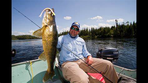 Walleye Fishing Ontario Canadian Shield Fly In Camp YouTube