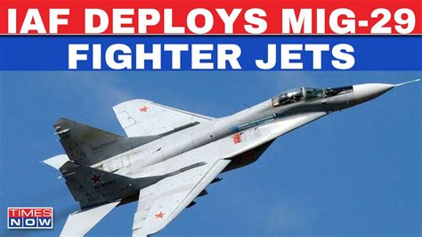 Live News India Deploys Advanced MiG 29 Jets In Srinagar Air Base