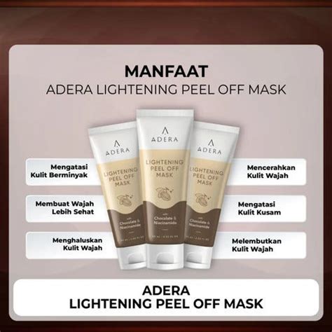 Kulit Sehat Dan Bersinar Dengan Adera Peel Off Mask Rahasia Perawatan Wajah Modern By The