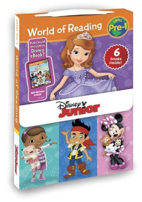 Promo Original Import World Of Reading Disney Junior Boxed Set Pre