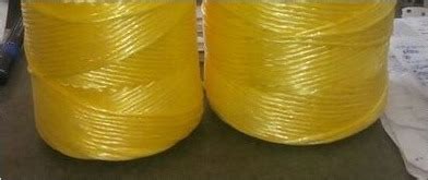 Yellow Color Pp Baler Twine Application Fishing At Best Price In