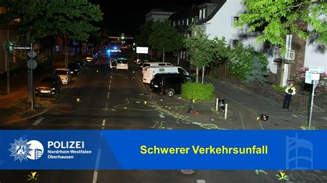 Schwerer Verkehrsunfall Oberhausen