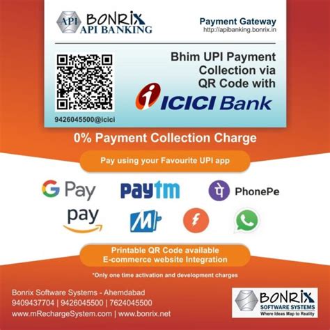 Bhim Upi Payment Collection Via Qr Code With Icici Bank Ahmedabad