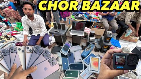 Chor Bazaar Delhi 2024 चोर बाजार Gopro Iphone Dslr Camera Only ₹500 Jama Masjid Chor