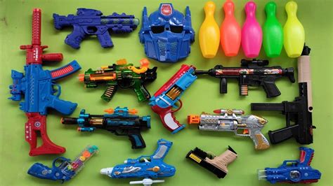 Mencari Mainan Tembak Tembakan Nerf Gun Dinosaurus Sniper Combat Gun