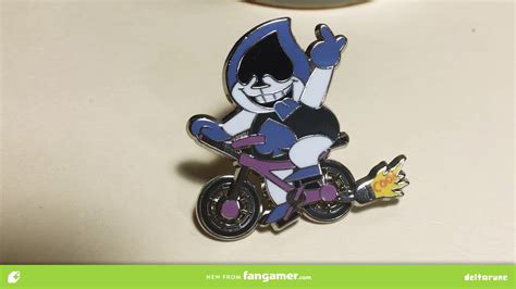 Deltarune Cool Bike Lancer Spinning Enamel Pin Fangamer