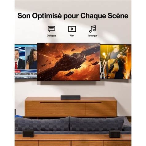 Barre De Son Ch Dolby Atmos Ultimea Poseidon D Avec Caisson De