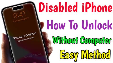 Iphone Is Disabled Connect To Itunes How To Unlock Disabled Iphone Unlock Iphone Passcode