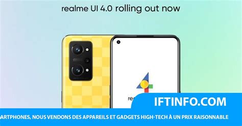 Iftinfo Realme Gt Neo T Et Narzo Pro G Re Oivent La Mise Jour