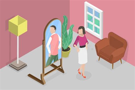 Gender Discrimination And Inequality Isometric Flat Vector Concept