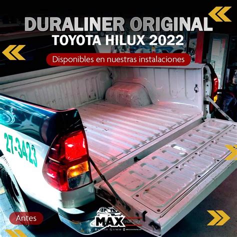 Duraliner Original Para Toyota Hilux Revo 2017 2022 Para Tu Carro