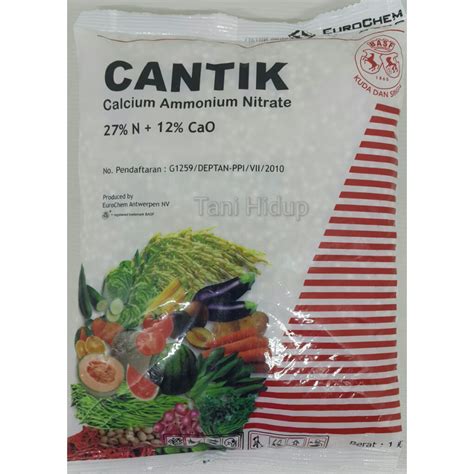 Jual Pupuk Cantik Calcium Ammonium Nitrate Kemasan Kg Basf Eurochem