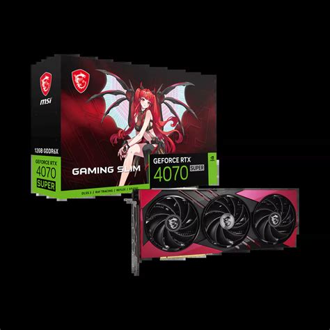 MSI GeForce RTX 4070 SUPER 12G GAMING SLIM GAMING X SLIM MLG Graphics