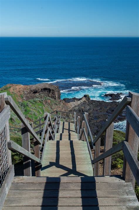 Cape Schanck Boardwalk Stock Image Image Of Rocky Infrastructure