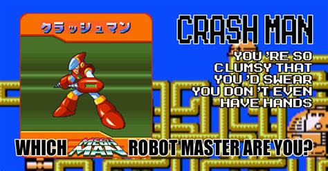 Which Mega Man Robot Master Are You Quiz Video Chums