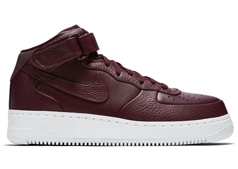 Nike Air Force 1 Mid Night Maroon 819677 661