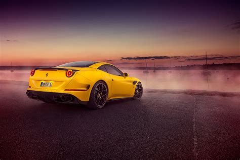 Download Yellow Car Ferrari California T Novitec Rosso Vehicle Ferrari