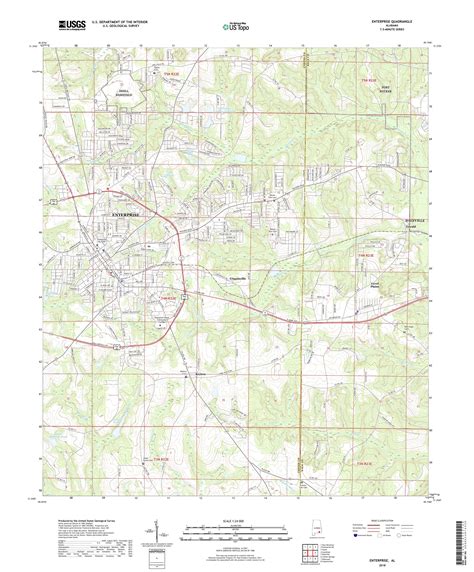 Mytopo Enterprise Alabama Usgs Quad Topo Map