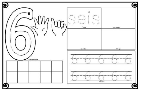 Dibujos Para Colorear De Ejercicio Para Aprender Los Numeros Del Al Sexiz Pix