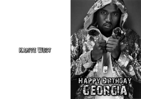 PERSONALISED KANYE WEST BIRTHDAY CARD | eBay