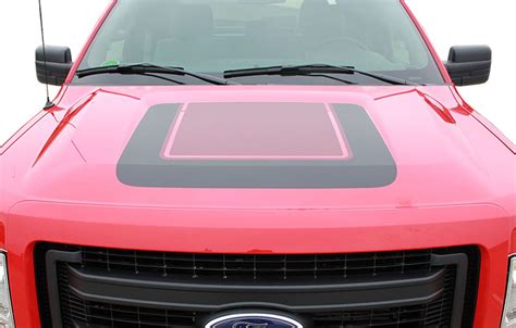 2009 2014 Ford F 150 Hood Decal QUAKE HOOD Factory Tremor FX Style