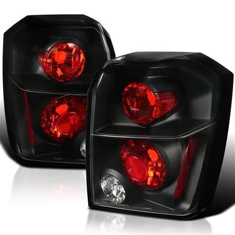 Buy Spec D Tuning Black Housing Clear Lens Tail Lights Compatible With 2007 2012 Dodge Caliber