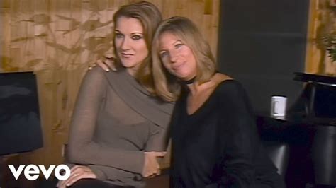 Barbra Streisand Céline Dion Tell Him Behind the scenes