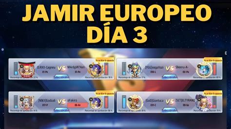 Directo Sabroson Jamir Europeo Noviembre D A Cuartos De Final Pvp