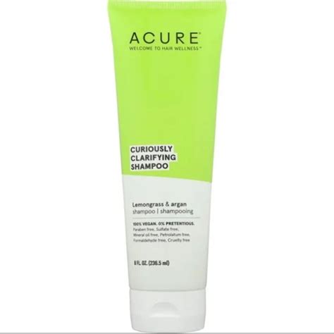 Acure Curiously Clarifying Shampoo Lemongrass And Argan 8 Fl Oz Liq Ebay