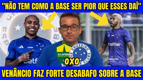 VENÂNCIO NÃO PERDOOU E RASGOU O VERBO AO VIVO O CRUZEIRO TEM UTILIZAR