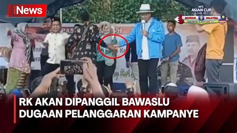 Ridwan Kamil Diduga Kampanye Terselubung Di Hadapan Kades YouTube