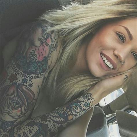 Tattoo Uploaded By Marie Claire • Arm Tattoos Tatuajes Girl Blonde Tattoo Wonderful