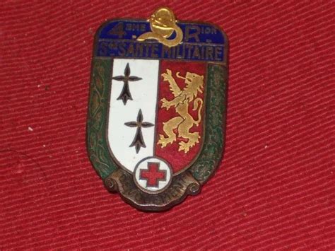 Insigne Militaire Maill Me Region Sante Rion Ancien Militaria