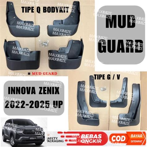 Mud Guard Innova Zenix Tipe G V Non Bodykit Q Body Kit