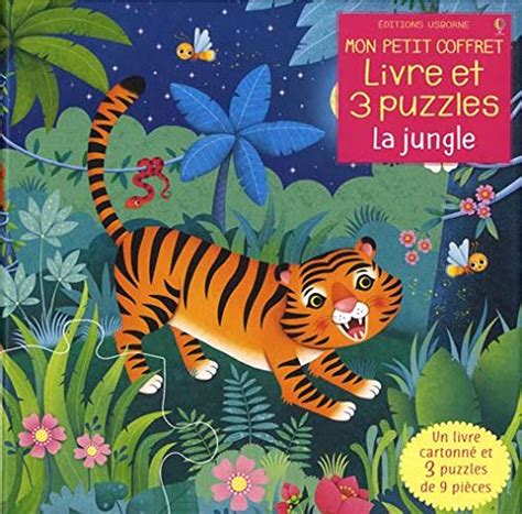 Mon Petit Coffret Livre Et Puzzles La Jungle Coffrets Livre Et