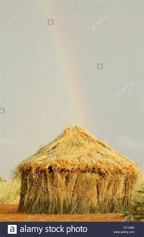 Bushman Hut Huts Bushmen San Stock Photos And Bushman Hut Huts Bushmen