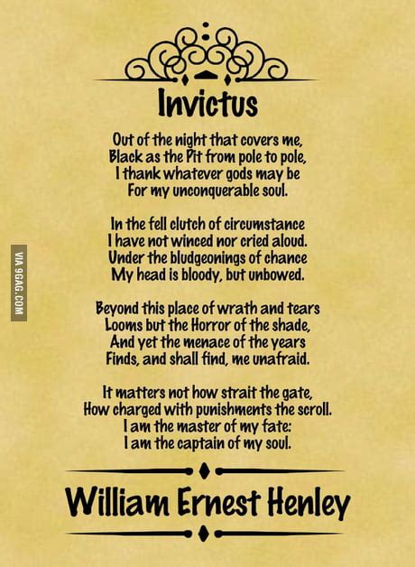 Invictus Poem Nelson Mandela