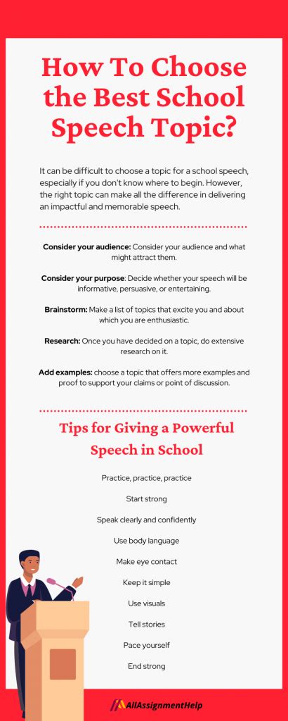 100 School Speech Topics To Write On