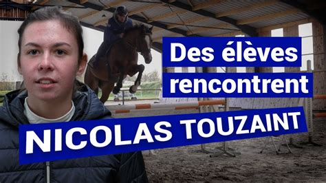 Rencontre avec le cavalier ligérien Nicolas Touzaint médaillé