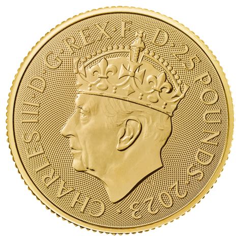 1 4 oz Krönung Charles III Goldmünze 2023 Baltic Edelmetalle