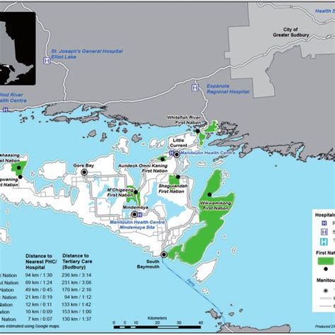 Map of Manitoulin Island, Ontario, Canada. | Download Scientific Diagram