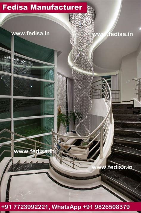 Steel Circular Staircase Wooden Stair Railing With Glass Floating