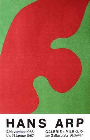 Hans Arp ENTRE EL SER Y LA NADA Jean Arp Collectable Print