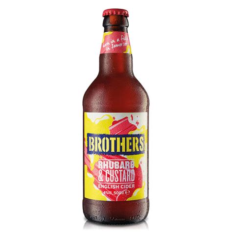 Brothers Rhubarb Custard Ml Bt Mega Wines Spirits