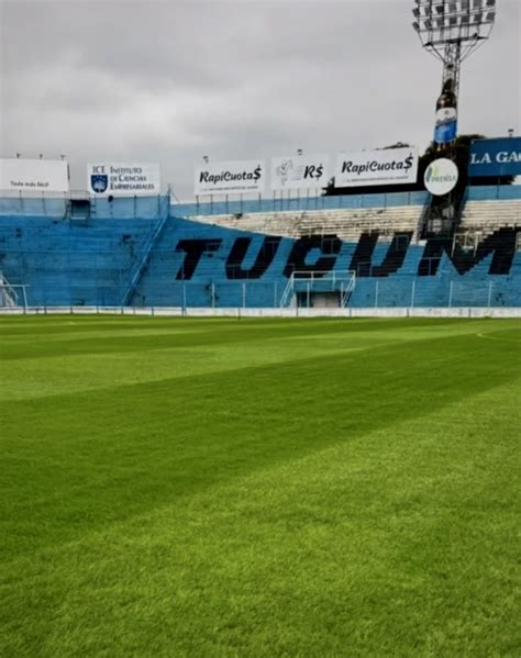 Una Alfombra Así Quedó El Campo Del Juego Del Monumental De Atlético Tucumán Tucumán El