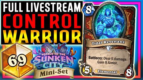 Controlwarrior Legend Deck Twitch Stream Vods Hearthstone Youtube