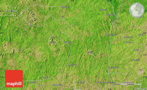 Satellite Map of Ikere