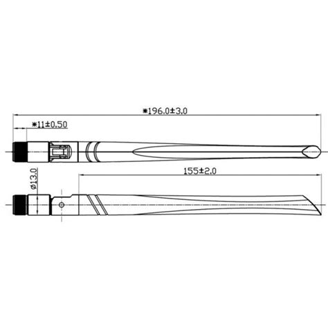 Wifi Antenne Ars Nt B Dual Band Omni Dbi Alfa Network